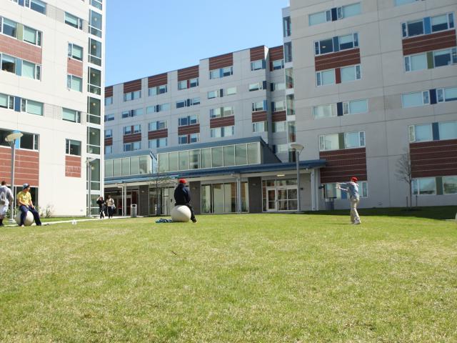 Outside of Residence Hall Building